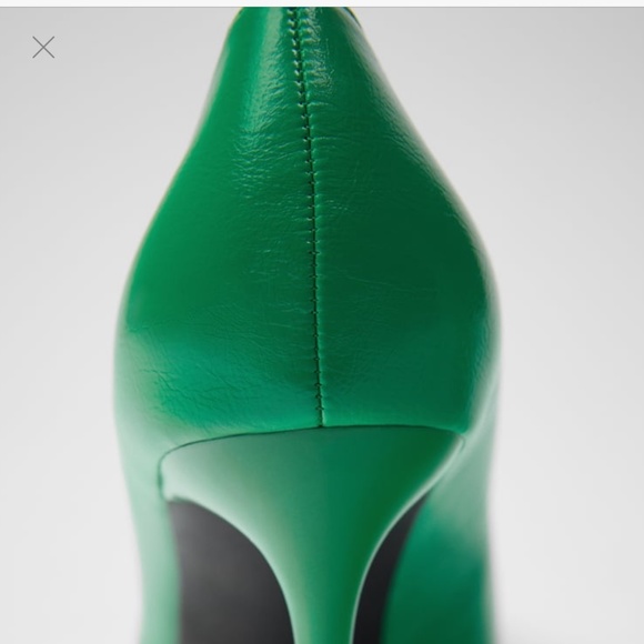 Zara Green Heels NWT - Picture 12 of 13
